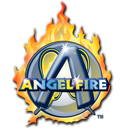 Angel Fire - Logo - Color by Greg Dampier - Illustrator & Graphic Artist of Portland, Oregon