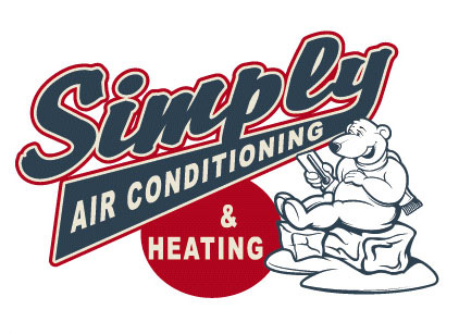 Simply Air Conditioning Logo Option 1 by Greg Dampier - Illustrator & Graphic Artist of Portland, Oregon