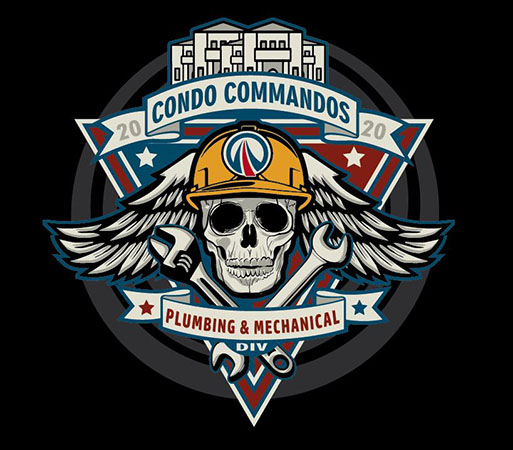 Condo Commandos sticker by Greg Dampier - Illustrator & Graphic Artist of Portland, Oregon