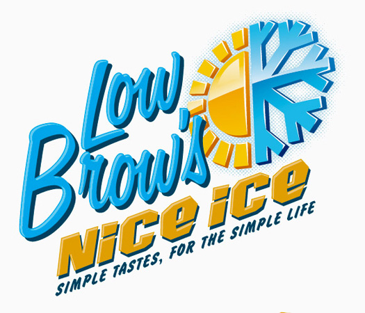 low brows logo b by Greg Dampier - Illustrator & Graphic Artist of Portland, Oregon