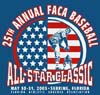 T Shirts • Sports Related • Sebring 25th Faca Baseball by Greg Dampier All Rights Reserved.