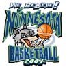T Shirts • Sports Related • Minnesota Basketball Wolves2 by Greg Dampier All Rights Reserved.
