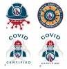 Logos • Covid Cert Stickers by Greg Dampier All Rights Reserved.