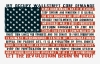T Shirts • Travel Souvenir • Ocupy Wallstreet Core Demands Flag by Greg Dampier All Rights Reserved.