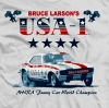 T Shirts • Vehicle Related • Bruce Larson Usa 1 Tee by Greg Dampier All Rights Reserved.